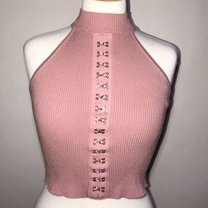 Active USA Pink Crop Top